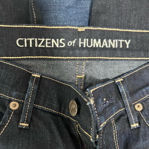 Citizens Of Humanity Ava low rise straight legs Blue Straight Leg Jeans 25 - Picture 2 of 8